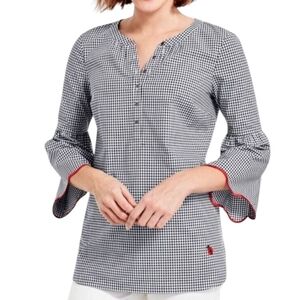 O, The Oprah Magazine Collection For Talbots Embroidered Popover NWOT